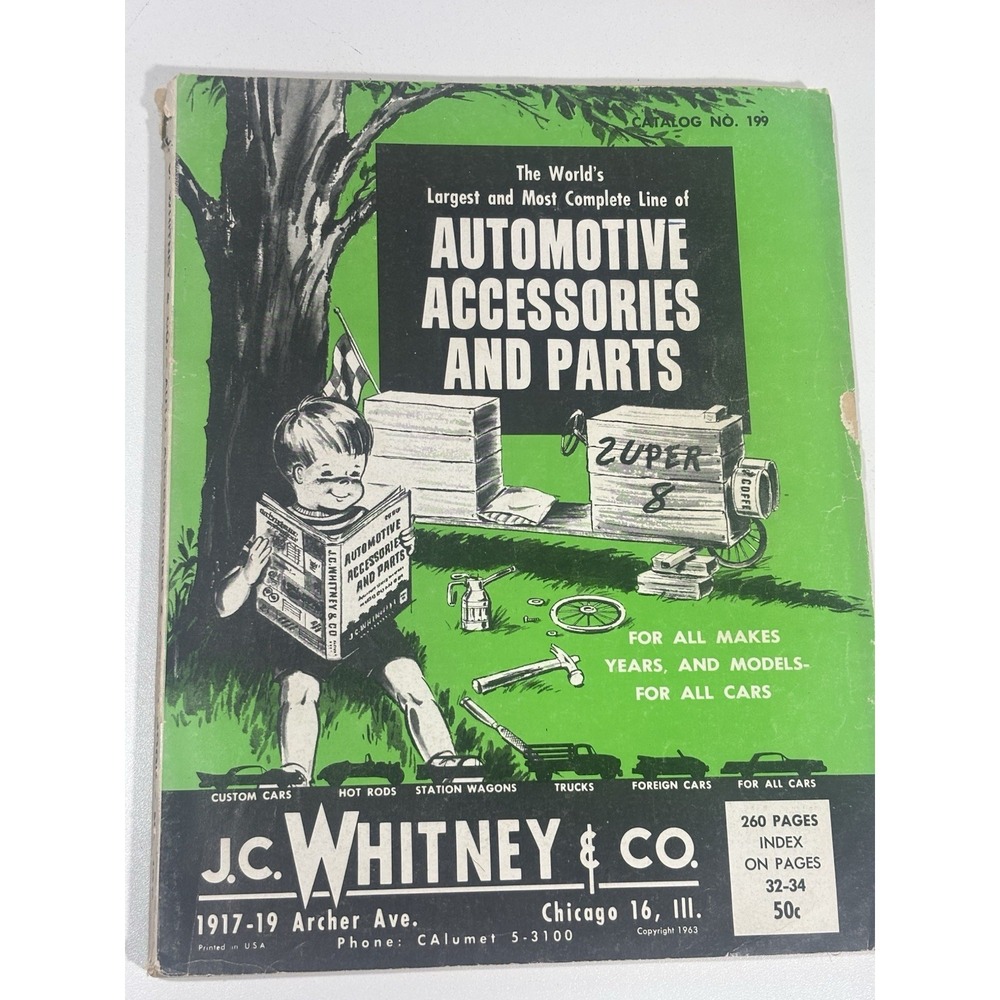 Vintage 6 Lot Of JC Whitney Parts & Accessories Magazines, Automotive All Makes - Picture 9 of 9